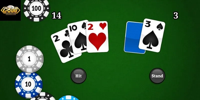 Luật chơi Xì dách (Blackjack) Go88 dễ hiểu 2 luat blackjack co ban